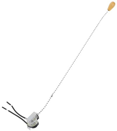 Cabilock Luz de interruptor de cableado tirador de baño mango con cordón ligero tiradores de luz para baño lámpara de pared con cadena tirador de luz de techo interruptor de luz el plastico