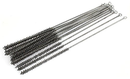 Aexit Brosse métallique de Nettoyage pour Cylindre de Tuyau Long de 48 cm 18 pièces BM465403K821287I