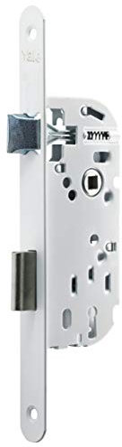 Yale - Cerradura empotrada con Llave, Eje 40 mm, Maletero de 135 mm – Y15R-A40/B/SC – Pestillo Reversible, Caballete Extremidades Redondas – Puerta Interior de Comunicación, Habitación, Oficina –