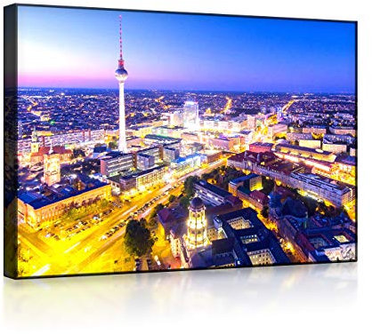 lightbox multicolor | Bilder mit Fernbedienung | Berlin City | 100x70 cm | Front Lighted