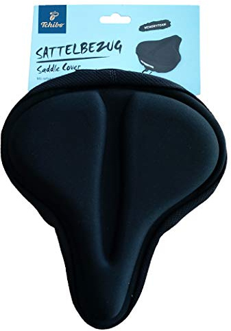 Tchibo Gel Sattelbezug Bezug für Fahrradsattel schwarz