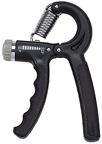 ANSIEDIO Musculation Homme Hand Grip, Musculation Main, Musculation Avant Bras, 10-60 kg Ajustable Pince à Main La résistance Exerciseur de Doigt Exerciseur Poignet