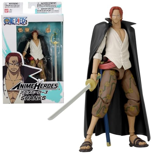 BANDAI Shanks Actionfigur, Flerfärgad, 17 cm