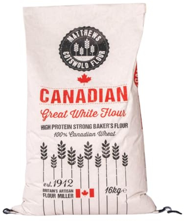 Matthews Cotswold 100% Canadian Great White Bread Flour - 16kg Bag (Single Sack)
