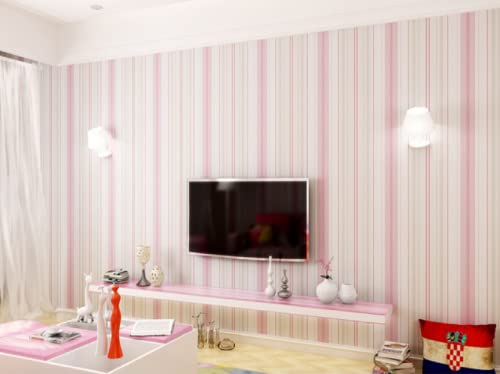 Stil Streifen Tapete Vlies Für Kinder Kinder Schlafzimmer Streifen Tapeten Wohnkultur Blau Rosa Farbevintage Tapeten Für Wohnzimmer Badezimmer Schlafzimmer Modern Möbel Tapete Industrial