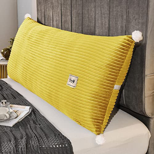 GUOGUODA Rückenkissen,Bett-Rückenstütze Keilform,Rückenstützkissen,für Bett Sofa,Bezug waschbar，Baumwolle Perfekt als Lesekissen,Wandkissen,Rückenlehne