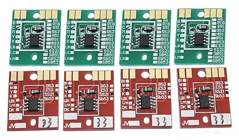 4Colors Eco -Lösungsmittel -Plotter for Permanent Chip JV33 JV5 CJV30 Patronenchip BS3 SS21 ES3 SS2 SB52 SB51 BS2 HS Chip (Color : BS3 2000ML short)