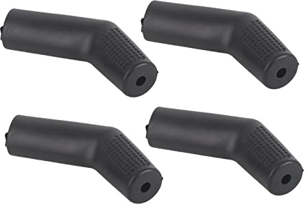 4 STüCKE Motorrad Schalthebelabdeckung, Motorrad Schalthebel Schuhschutz Gummi Anti Rutsch Universal für Street Dirt Bikes ATVs(Schwarz)