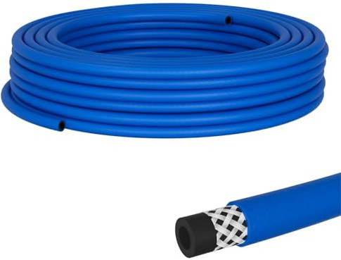 Lumonic 20m Tuyau d'air comprimé I 13mm I flexible, résistant à l'abrasion et renforcé par du tissu I Air comprimé I Tuyau d'eau I Tuyau en PVC jusqu'à 20 bar