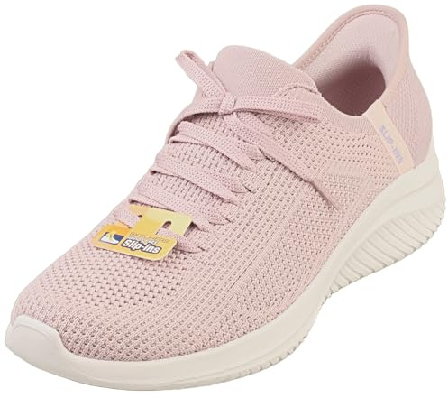 Skechers Dam Ultra Flex 3.0 Elevated MotionSneaker, Lätt mauve-stickad trim, 39 EU