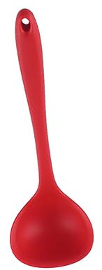 SHOWERORO Silicone Spoon for Soup Ladle Non-Stick Cooking Utensil Food Serving Spoon Kitchen Home Restaurant Use