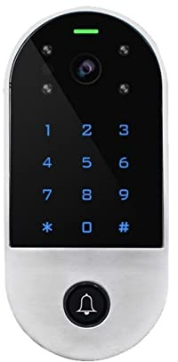 HPHPH Videoportero WiFi, Videoportero de Control de Acceso Tuya Puerta Peep cámara intercomunicador for Puerta de casa Control Remoto,Domotica