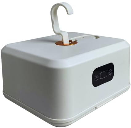 Asciugatrice Box Asciuga Biancheria Elettrico 600 W Con Timer Regolabile Portatile Pieghevole con Gancio Tipo Gruccia