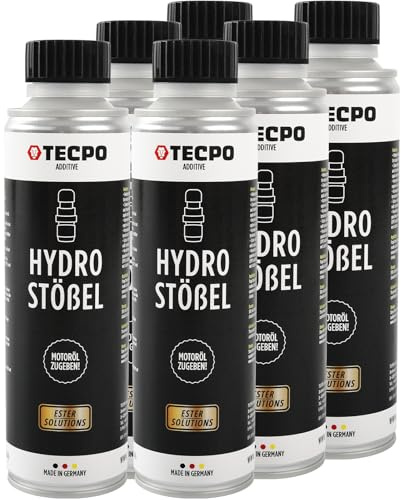 TECPO 6x Hydrostößel Ester Additiv, 300ml - Zum beseitigen von störenden Klappergeräusche