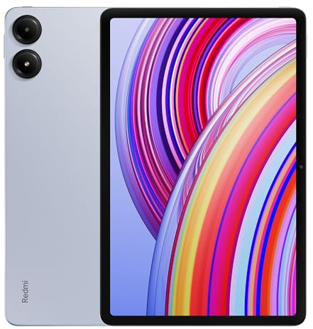 Tablette Xiaomi Redmi Pad Pro 8+ 256, écran 12,1, batterie 10 000 mAh, caméra arrière 8 Mpx, avec chargeur, bleu