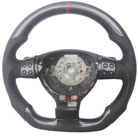 GYTTAK Sportlenkräder Kompatibel mit VW für Golf 5 Mk5 für GTI 2003–2007 2008 2009 für J&etta für Bora R36 R32 für Passat B6 für EOS, Autolenkrad mit Schaltwippen(with Paddles 2)