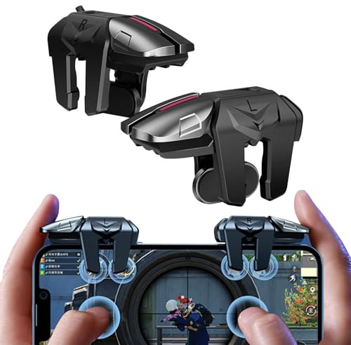 Bouton Déclencheur Mobile - Contrôleur De Jeu D'écran Tactile Tactile Du Jeu Téléphonique | GamePad Déclencheur De Joystick Intelligent, Bouton Sur Le Jeu De Réponse Rapide Pour L'expérienz