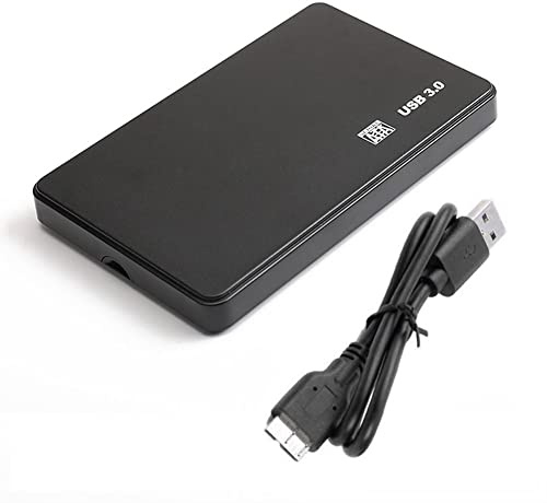 Asyduey BoîTier de Disque Dur USB 3.0 5 Gbit/S 2,5 Pouces BoîTier de Disque Dur BoîTier de BoîTier de Disque Dur de Fermeture Externe pour BoîTier de Disque Dur PC