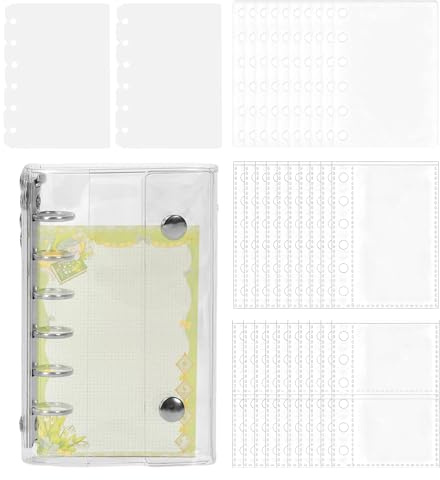 Raccoglitore per raccoglitori, album di libri, trasparente, con chiusura doppia, per la visualizzazione di file e documenti