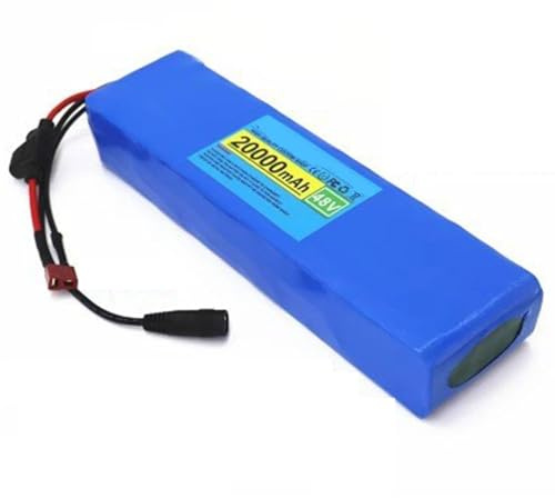 48V 20AH Batería De Bicicleta Eléctrica, Batería De Iones De Litio para Bicicleta Eléctrica Batería Recargable de Iones de Litio para patinetes eléctricos 48V 20Ah,XT60+DC