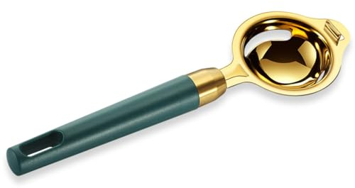 YIXANNX Separatore di uova manuale Tenuto in mano Tuorlo Bianco Splitter Cucchiaio Filtro da forno Utensili da forno per la casa Utensili fai-te per bambini