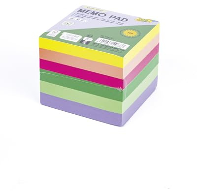 Folia Nachfüllpack 9x9 cm – ca. 700 bunte Notizzettel für Zettelbox 2702675
