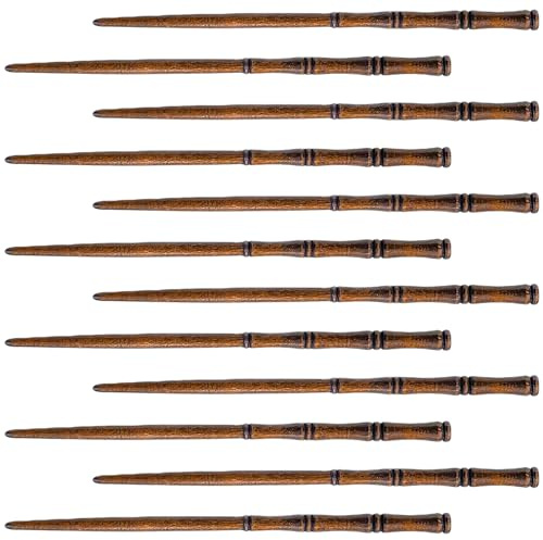 OSNIYAW Set Mit 12 Mehrzweck Haarstäbchen Aus Holz Für Verschiedene Frisuren. Bequeme Haarnadel Essstäbchen Design Haarspange Für Hochsteckfrisuren Dutts. Antike Haarstäbchen
