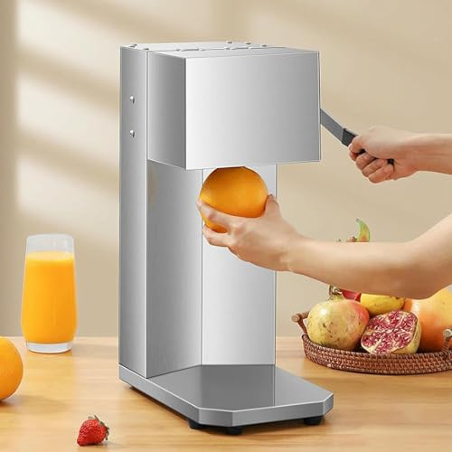 QianCruxtacy Spremiagrumi Commerciale in Acciaio Inossidabile,Attrezzatura Professionale per Bar E Ristoranti,Spreme Arance,Angurie E Ananas in Pochi Secondi,Massima Resa di Succo E Facile da Pulire