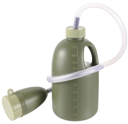 Urine Bottle 1700ml Urinal Bottles for Men and Women Pee Container Spill Proof Portable Mobile Toilet for Camping Car Travel Traffic Jam Queuing