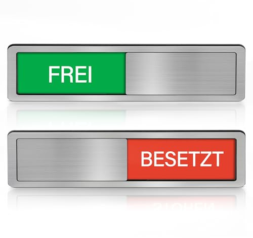 Büro Türschild-Bitte Nicht Stören Frei/Besetzt Schild Magnetisch & Selbstklebend – Schiebeschild für Büro, Home Office & Konferenzraum Magnetisches & Selbstklebendes