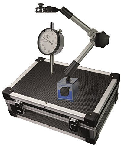 CNC QUALITÄT Messstativ - Magnetständer mit Magnetfuß und Messuhr im Satz - Länge 430 mm