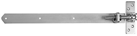 SOTOOLS 2 x Gartentorscharnier, M16, 495-550 mm | Gartentorband, Ladenband, Torband.