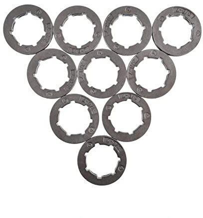Cancanle 10 Stück 3/8 7T 22 mm Kettenantrieb Felgenkranz für Husqvarna 266 268 272 280 285 288 355 362 365 371 372XP 380 385XP Kettensäge