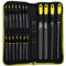 be in your mind 19pcs Ensemble d'outils Fichiers d'aiguille, Kit Mixte Ingénieur Professionnel de Fichier de Râpe en métal pour Polissage Cuir Bois Métal Acier avec Étui de Transport