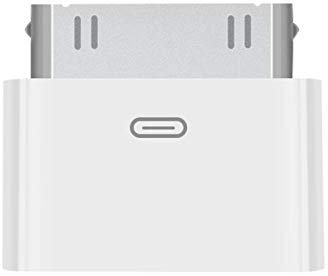 Lightning to 30Pin 8F to 30M Adapter for Select iPhone, iPad and iPod Models (White)