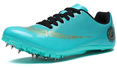 BLBK Spikes Leichtathletik 8 Nägel Unisex-Leichtathletikschuhe, Jugendsportschuhe mit Spikes und Sprint Herren Kinder und Damen