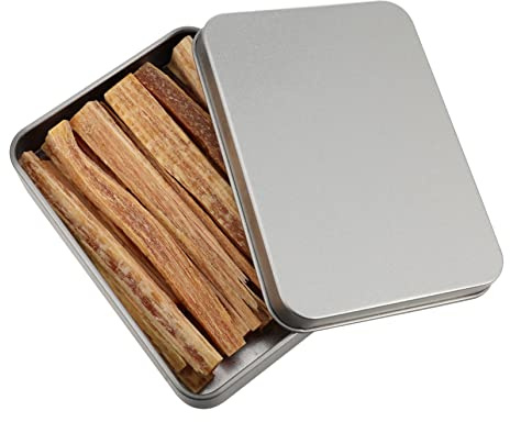 Camping Zündstreifen Holz 1 Kasten für Herbst Feier, Outdoor BBQ | Holz, Leicht und Tragbar, Praktisch für Abenteuer und Survival, Passend für Freunde Beim Camping
