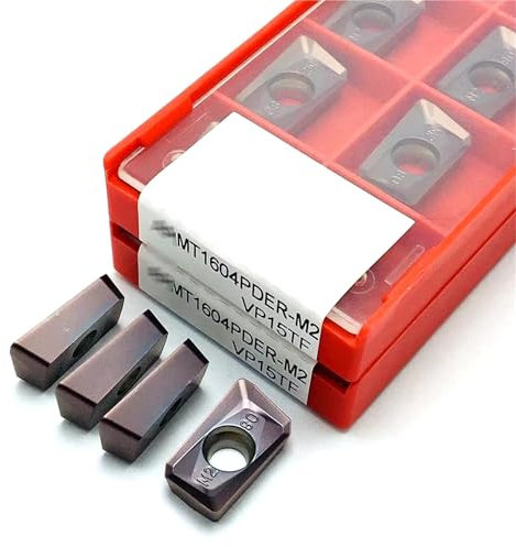 1604 M2 VP15TF 1604 H2 VP15TF 1135 M2 VP15TFCarbide Schaftfräser Werkzeug CNC Fräseinsatz 1604PDER Dreheinsatz Wendeschneidplatten(1604 M2 VP15TF)