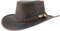 Black Jungle BALAT Lederhut, Westernhut, Australienhut, Cowboyhut (DE/NL/SE/PL, Alphanumerisch, XL, Braun)