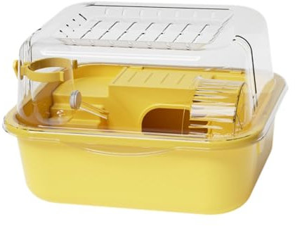 Milageto Hamsterkäfig, Hamster-Lebensraum, 2 Etagen, mit zu öffnender Oberseite, atmungsaktives Haus, Kleintierkäfig für, Ratten, Igel, Zuckergleiter