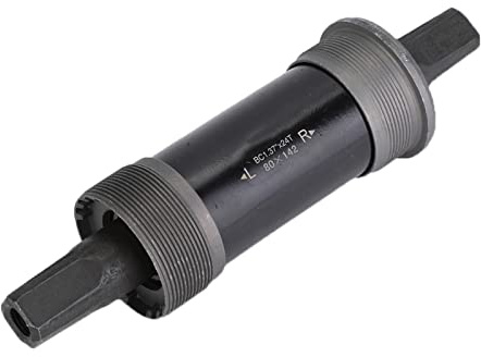 POENVFPO Movimento Centrale, Resistente in Acciaio per Condizioni Estreme, Bottom Bracket Bici da Grassa 80x142mm, for Uso Outdoor in Montagna, e Terreni Ruggenti