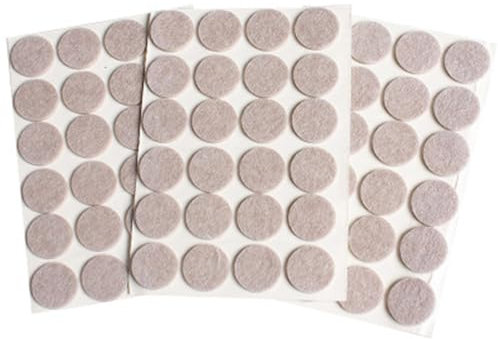 Lot de 72 patins adhésifs multi-usages en feutre pour pieds de chaise - Accessoire de maison pour meubles silencieux et sûrs
