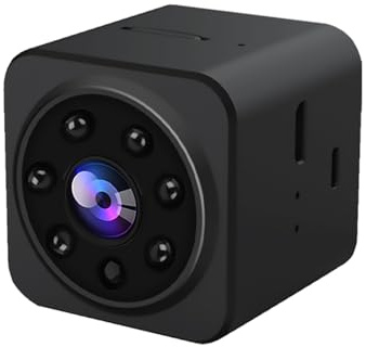 Joyance 1080P Mini Wirel säkerhetskamera, smart WiFi-skärm med inbyggt batteri, nattvision, tvåvägskommunikation, rörelsedetektion, fjärrvisning för hemmakontor