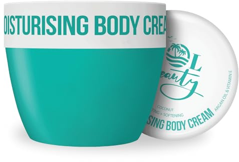 Sol Beauty Coconut Moisturising Body Cream with Argan Oil Vitamin E 220ml