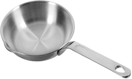 TOPPERFUN Poêle Antiadhésive à Œufs Poêle De Cuisine Acier Inoxydable Mini Avec Poignée Cuiseur Polyvalent Pour Frire Aliments