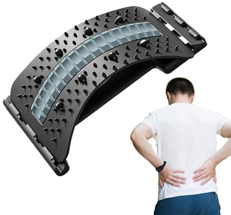 Vmiorzq Planche Lombaire Pour Le Dos, Étireur Lombaire, Planche De Soutien Lombaires Réglable, Équipement Fitness Pour Correction Musculaire Et Position Dormir