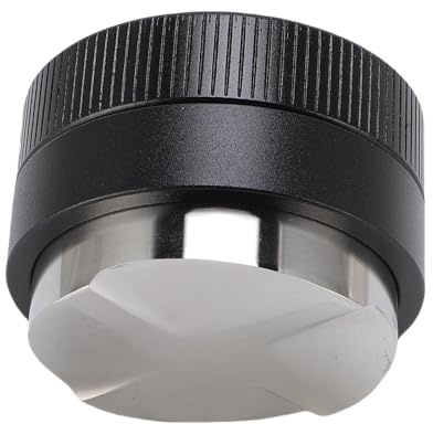 Asixxsix Distributore per caffè, distributore per caffè in acciaio inossidabile e legno di noce di alta qualità, strumenti da adattivi alla gravità per caffè e casa (58MM)