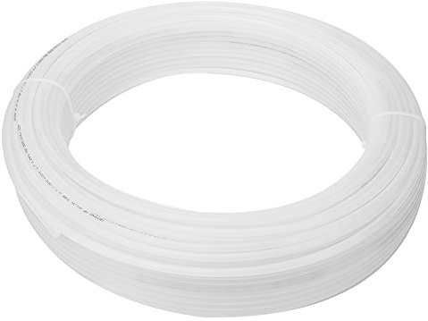 ANKROYU Tuyau d'air en nylon flexible 100 m Tuyau d' d'eau pneumatique durable haute pression pour usage domestique industriel Blanc 4x2,5 mm 6x4 mm 8x6 mm (8 * 6 blanc*100M)