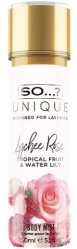 So…? Unique Lychee Rose Tropical Fruit & Water Lily Body Mist 150ml