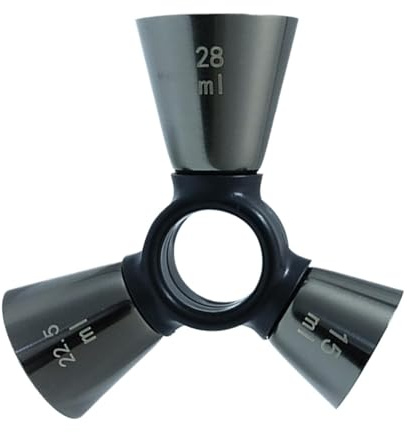 Jigger Misurino per Cocktail - 3 Estremità Ergonomico Preciso Robusto,Misurino Dosatore Cocktail Jigger - Per Appassionati, Professionisti, Principianti, Adulti, Amanti, Famiglie, Amici